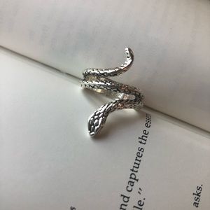 Vintage Sterling Silver Snake Ring